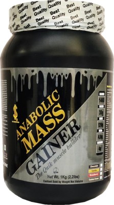 Dollar3 Nutrition Anabolic Mass Gainer With High Calories 1460 Mass Gainer (2.2Lbs Vanilla) Weight Gainers/Mass Gainers(1 kg, Vanilla)