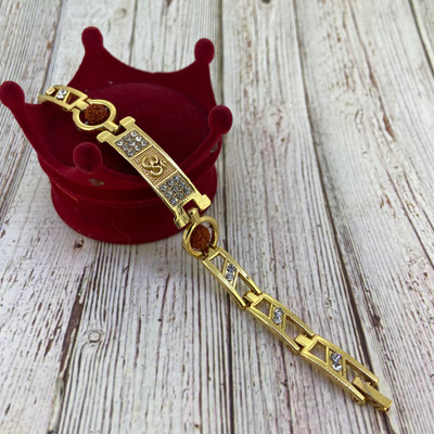 Devora Bracelet FST02 Gold Finish Rakhi  Set(1)