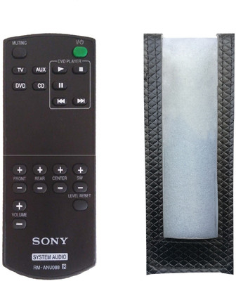 LipiWorld RM-ANU088 Audio System Remote ( Remote with Cover ) Compatible for  Sony AV Remote Controller(Black)