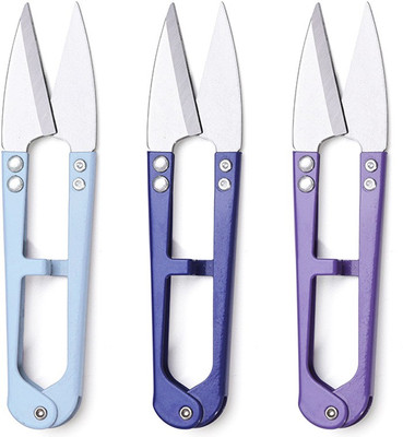 Nyamah sales Embroidery Thread Cutter Sewing Scissors Clippers Portable Great for Stitch 3pcs Scissors(Set of 3, Multicolor)