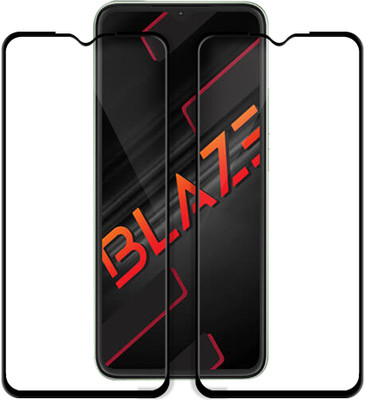 Flipkart SmartBuy Edge To Edge Tempered Glass for LAVA Blaze(Pack of 2)