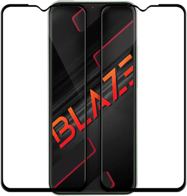 Flipkart SmartBuy Edge To Edge Tempered Glass for LAVA Blaze(Pack of 2)