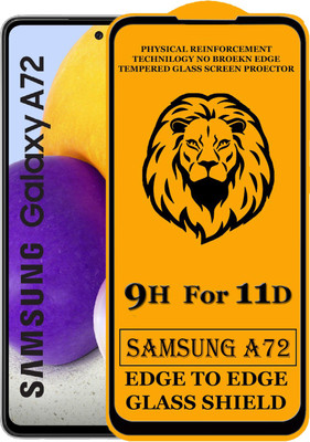 SEVEN7STAR Edge To Edge Tempered Glass for Samsung Galaxy A72(Pack of 1)