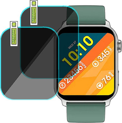 EJZATI Screen Guard for Fire-Boltt Ninja Bell Smartwatch(Pack of 2)
