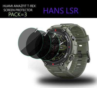 HANS LSR Screen Guard for HUAMI AMAZFIT T-REX(Pack of 3)