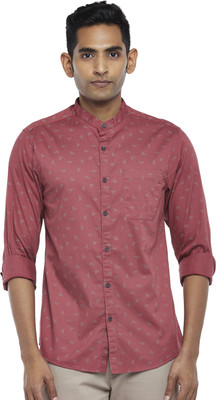 Byford by Pantaloons Men Printed Casual Brown Shirt