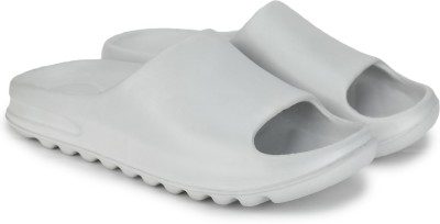 D-SNEAKERZ Men Slides(White , 6)