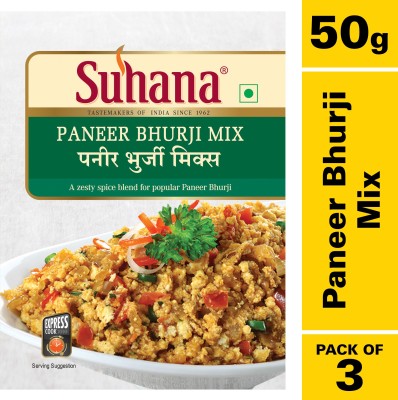 SUHANA Paneer Bhurji Mix/Instant Mix 50g - Pack of 3 150 g(Pack of 3)