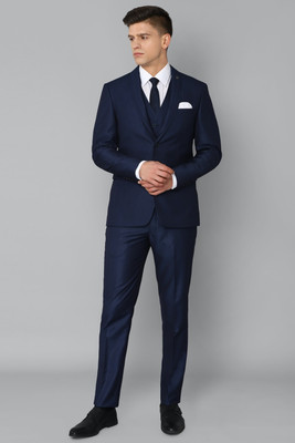 Allen Solly Single Breasted - 2 button Solid Men Suit