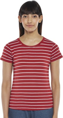 Dreamz by Pantaloons Casual Striped Women Red Top