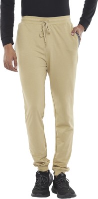 Ajile By Pantaloons Solid Men Beige Track Pants