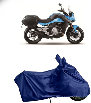 APNEK Waterproof Two Wheeler Cover for CFMoto(650MT, Blue)