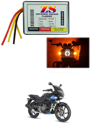 Znee Smart Front, Rear Flasher Indicator Light for Bajaj Universal For Bike(Multicolor)