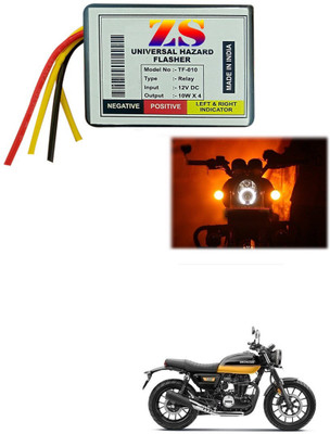 Znee Smart Front, Rear Flasher Indicator Light for Honda Universal For Bike(Multicolor)