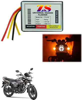 Znee Smart Front, Rear Flasher Indicator Light for Honda CB Shine(Multicolor)