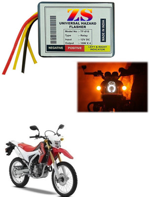 Znee Smart Front, Rear Flasher Indicator Light for Honda Universal For Bike(Multicolor)