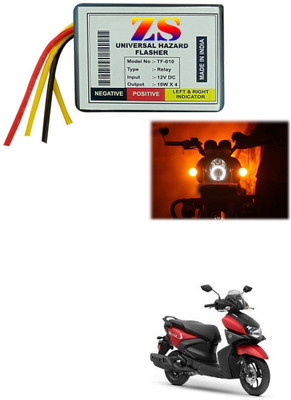 Znee Smart Front, Rear Flasher Indicator Light for Yamaha Universal For Bike(Multicolor)
