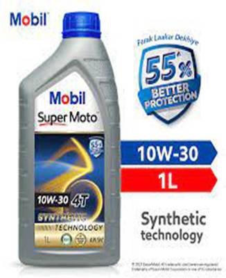 MOBIL Super Moto 10W30 1L Synthetic Blend Engine Oil