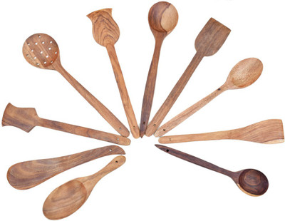 

Karukraft Wood Ladle(Pack of 10)