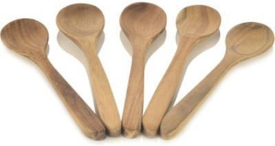 

Onlineshoppee AFR1158 Wood Ladle(Brown, Pack of 5)
