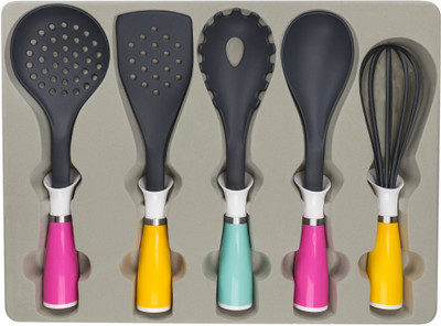 

ANNI CREATIONS Laddle Set Nylon Ladle(Multicolor, Pack of 5)
