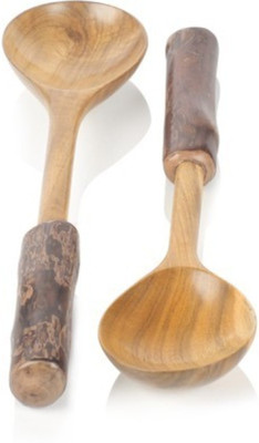 

Onlineshoppee Wood Ladle(Brown, Pack of 2)