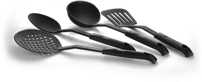 

Pigeon Cook N Serve Kitchen Tool Set Nylon Ladle(Black, Pack of 4)