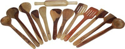 

Craftatoz Wood Ladle(Pack of 13)