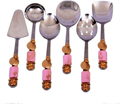 

JewelKraft Designs Steel Ladle(Pack of 6)