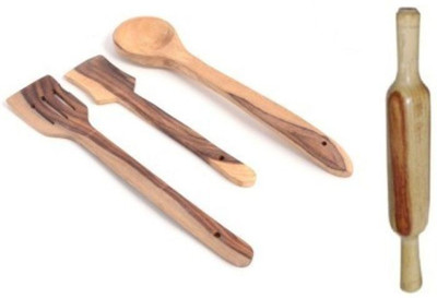 

Onlineshoppee Wood Ladle(Pack of 4)