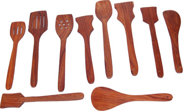 

Onlineshoppee Wood Ladle(Brown, Pack of 10)