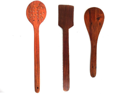 

Woodpedlar Wood Ladle(Pack of 3)
