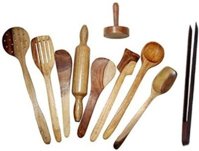 Onlineshoppee Wood Ladle(Pack of 10)