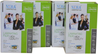 

Neha Military Card Laminating Sheet(250 mil Pack of 4)