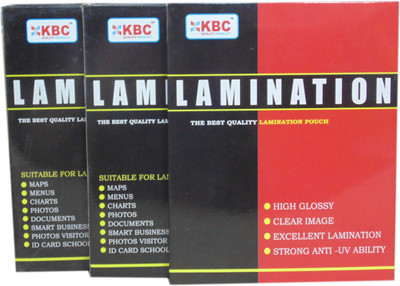 

KBC Prayer Card Laminating Sheet(125 mil Pack of 3)