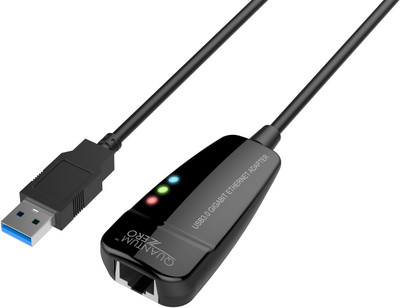 

QuantumZERO QZ-AD02 USB 3.0 to RJ45 Gigabit Ethernet Laptop, PC Lan Adapter(1000 Mbps)