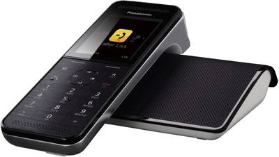 Panasonic KX-PRW110 Cordless Landline Phone (Black) 