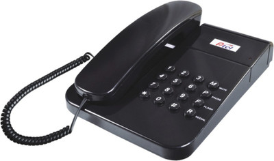 

Ptel PT-22 Corded Landline Phone(Black)