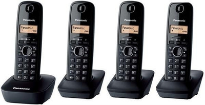 

Panasonic KX-TG 1614 Cordless Landline Phone(Black)