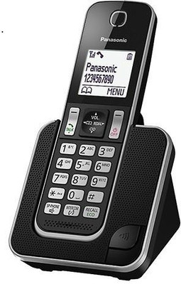 

Panasonic KX-TGD310 Cordless Landline Phone(Black)