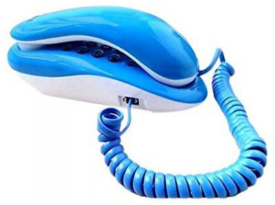 

Italish Blue Orientel KX-T333 Office Phone Corded Landline Phone(Blue)