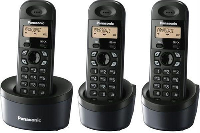 

Panasonic PA-KX-TG1313 Cordless Landline Phone(Black)