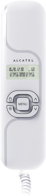 Alcatel T-16 Black Corded Landline Phone(Black)