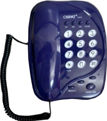 

Orpat 1410 Corded Landline Phone(Trendy Blue)