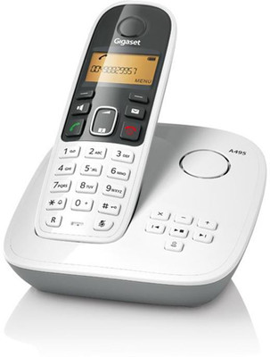 

Gigaset A495 Cordless Landline Phone with Answering Machine(White)