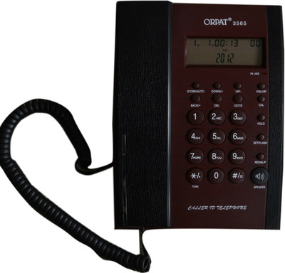 

Orpat 3565 Corded Landline Phone(Red)