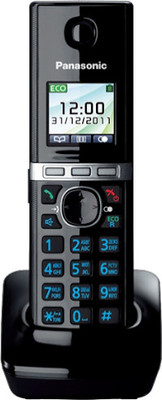 

Panasonic PA-KXTG8051 Cordless Landline Phone with Answering Machine(Black)