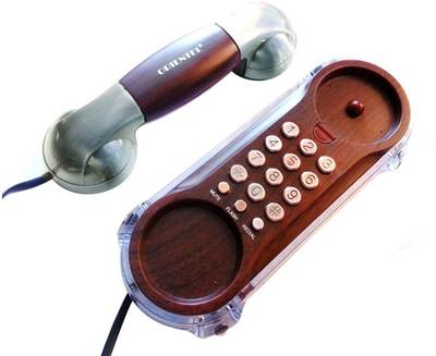 Siddh Present Orientel Antique Style Kx-T777 Corded Landline Phone (Silver) 