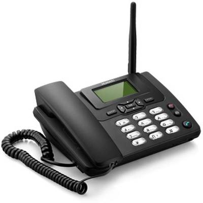 Huawei ETS3125i SIM enabled Cordless with FM Radio & 4-6 Hrs Backup Cordless Landline Phone (Black) 
