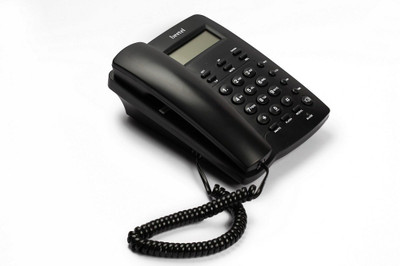 Beetel M 56 Corded Landline Phone with Answering Machine(Black)